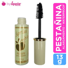 Pestañina Super Lash Almendras Cepillo Pino - By Apple 13g