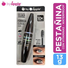 Pestañina Blister Volumen Vitaproteinada Negra - By Apple