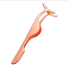 Pinza Para Pestañas Profesional Oro Rosa OG